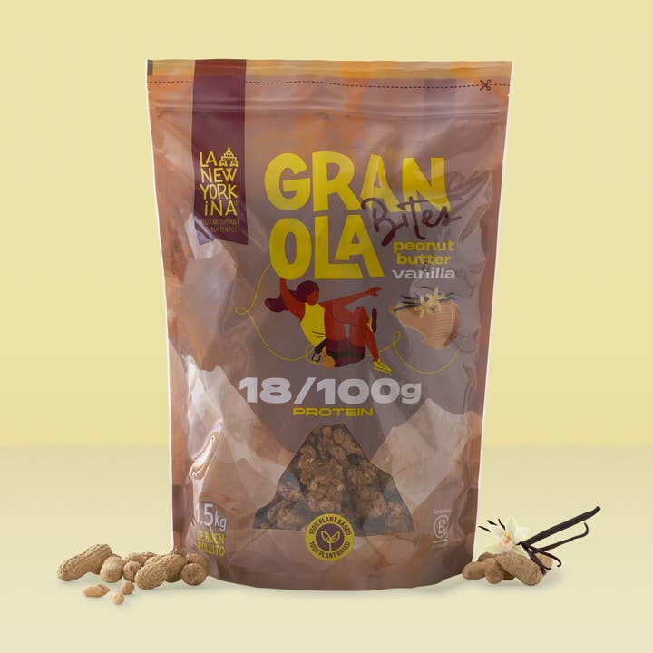 Granola de Manteiga de Amendoim com Baunilha 1,5 kg por atacado de La Newyorkina