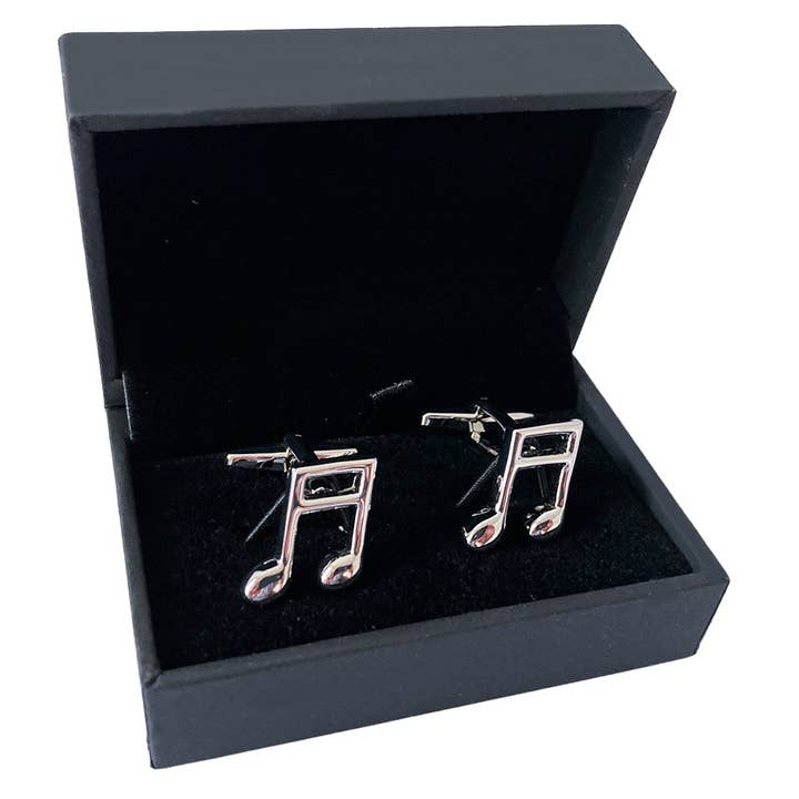 Boutons de manchette Quavers pour la vente par THE MUSIC GIFTS COMPANY