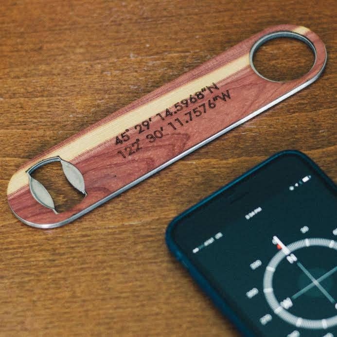 WUDN Handcrafted - Wholesale Bottle/Wine Opener - Customizable Industrial Wood Bottle Opener (Professional Speed Opener)