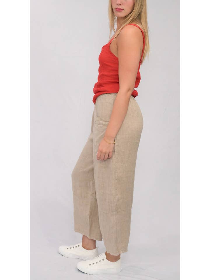 Merci Marie - Wholesale Pants - Women's - Linen Barrel Pants6