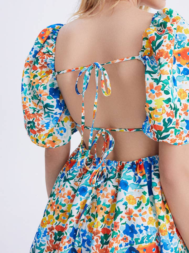 URBAN REVIVO Vestido Estampado Floral por atacado de UrbanRevivo