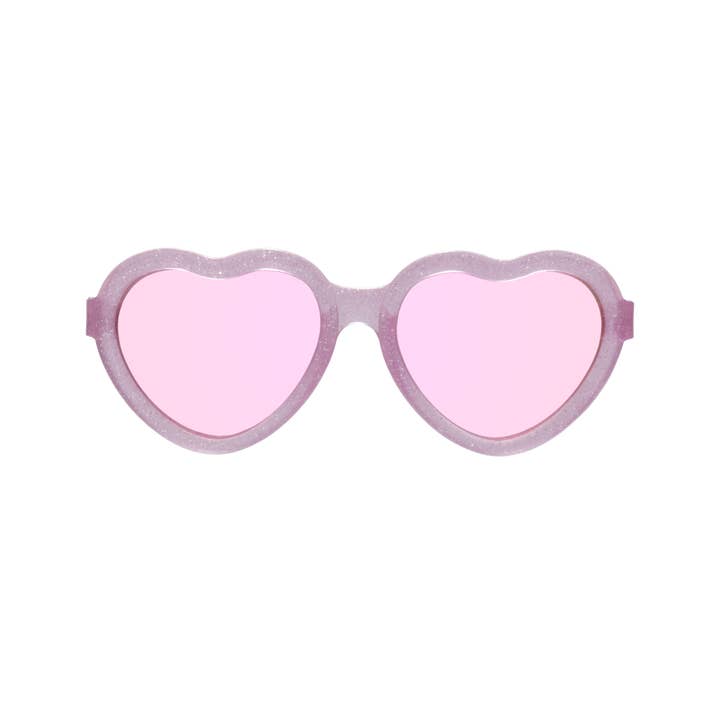 Babiators - Wholesale Sunglasses - Kids - Originals Hearts: Sparkle Squad | Lavender Mirrored Lenses