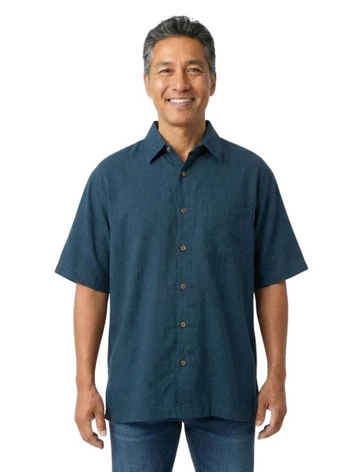 Ark Imports - Wholesale Button Down Shirt - Men's - Solid Button Shirt1