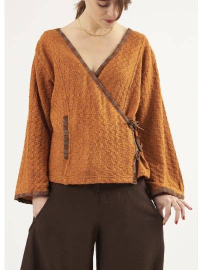 GIACCA GILET IN MAGLIA ANTIRUGGINE 457/13 per la vendita all'ingrosso da parte di NID D'ABEILLE