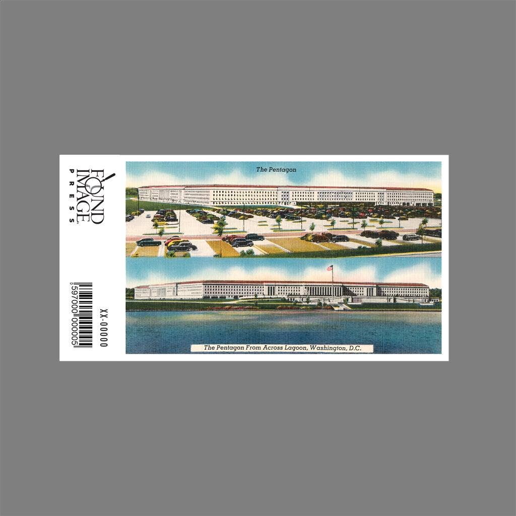 Found Image Press - Wholesale Sticker - Sticker DC-292 Views of the Pentagon, Arlington, Virginia1