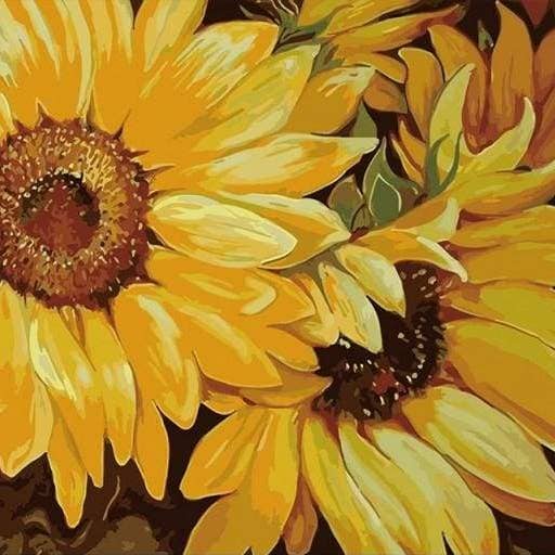 Sunflower In Full Bloom for wholesale by Paint with Number
