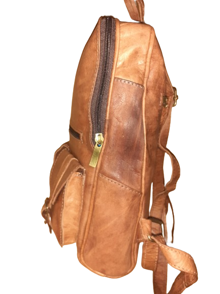 Hecho a mano - Wholesale Backpack - Women's - Marrakech Colegial Double Pocket Backpack1
