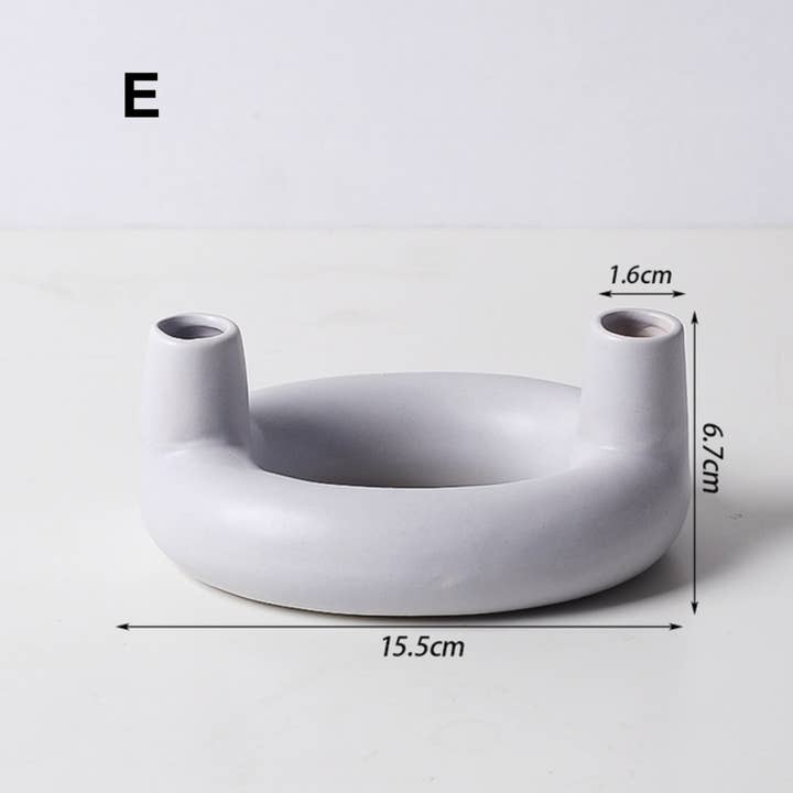IVORE.GROUP (We cover All Import duty) - Wholesale Candle holder - Modern Shape Candle Holder4
