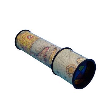 Golden Island Int'l Inc. - Wholesale Decorative Tabletop Object - GI-8082M/120 Old-Fashioned Kaleidoscope: Old World Maps