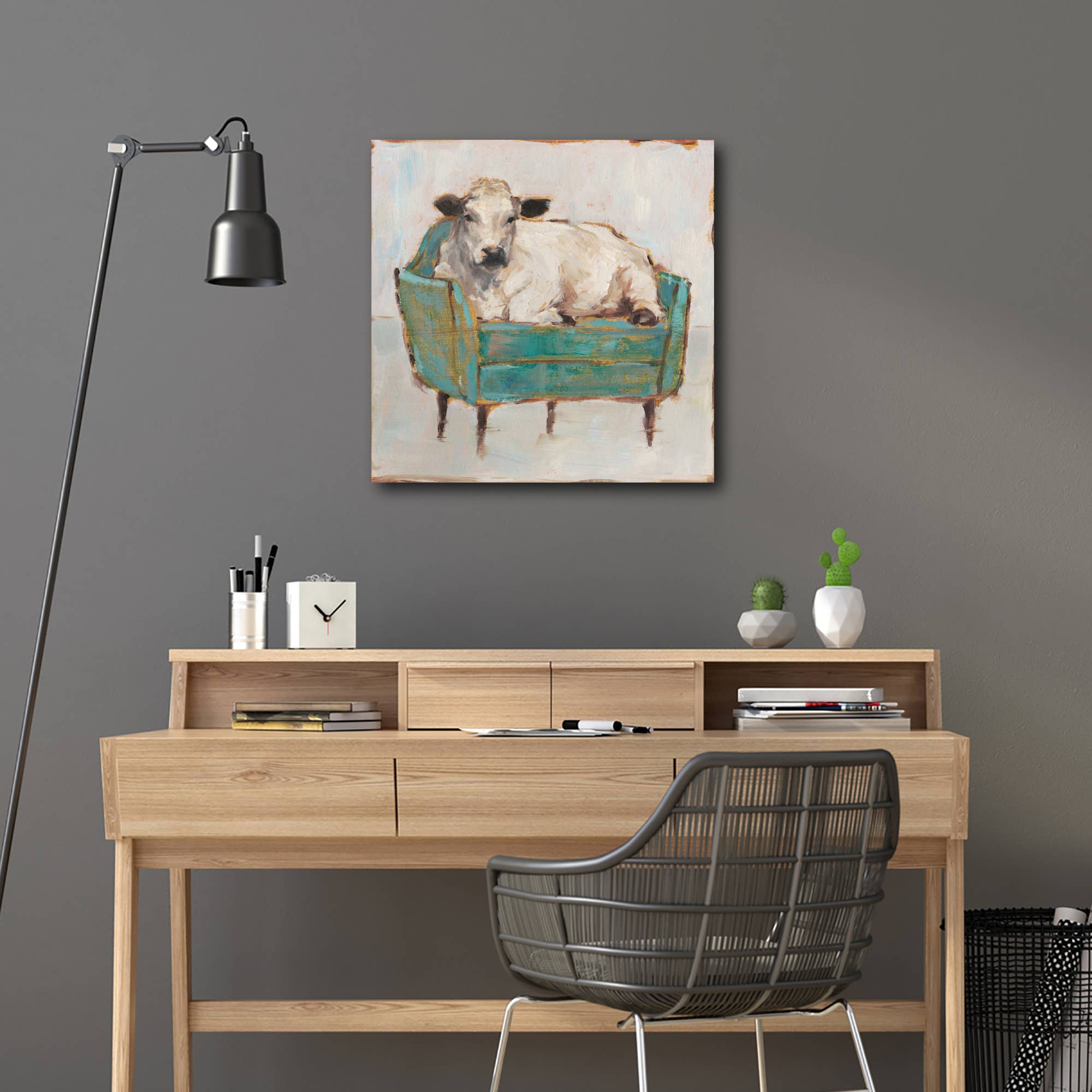 Courtside Market - Vendita all'ingrosso Stampa artistica - Moo-Ving in Gallery - Arte da parete su tela1