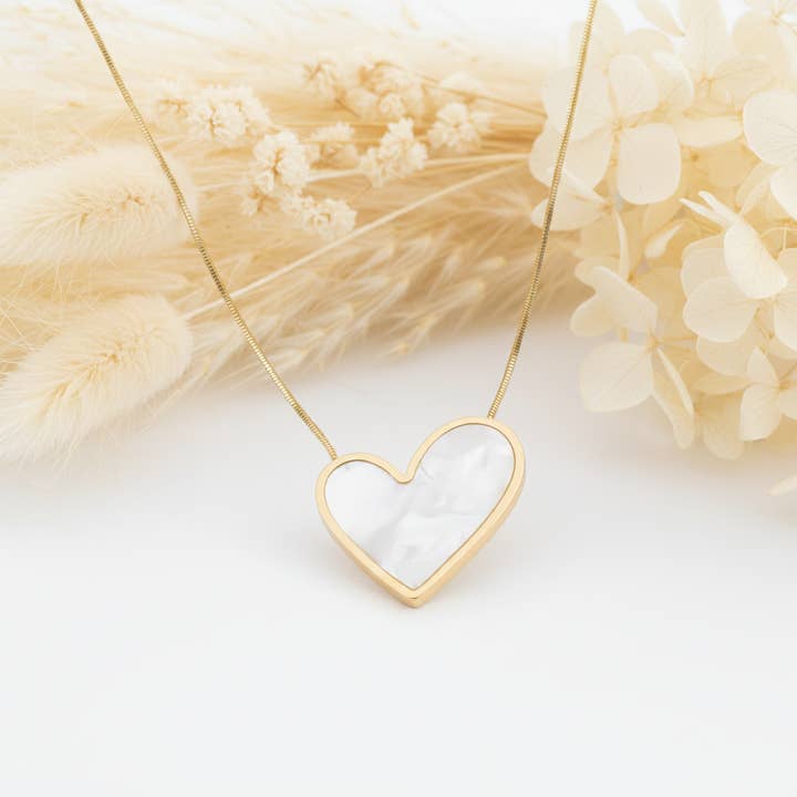 Halskæde - Hjerte for engroshandel hos Produtos Namasté