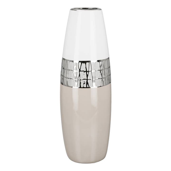 Ceramic cone vase “Pico” h. 36 cm for wholesale by Gilde Handwerk Macrander GmbH & Co. KG