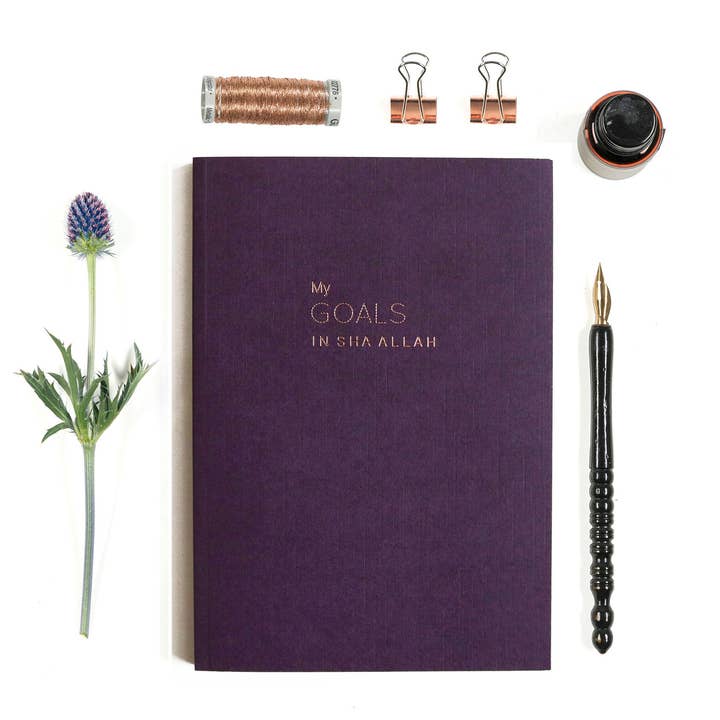 Islamic Moments - Wholesale Notebook - Rose Gold Hot Foiled Notebook, Size A5 Planner