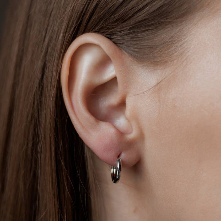 Sedy Jewelry - Wholesale Hoop Earrings - Hypoallergenic Small Hoop Earrings – 14K Gold , Rose & White Gold4