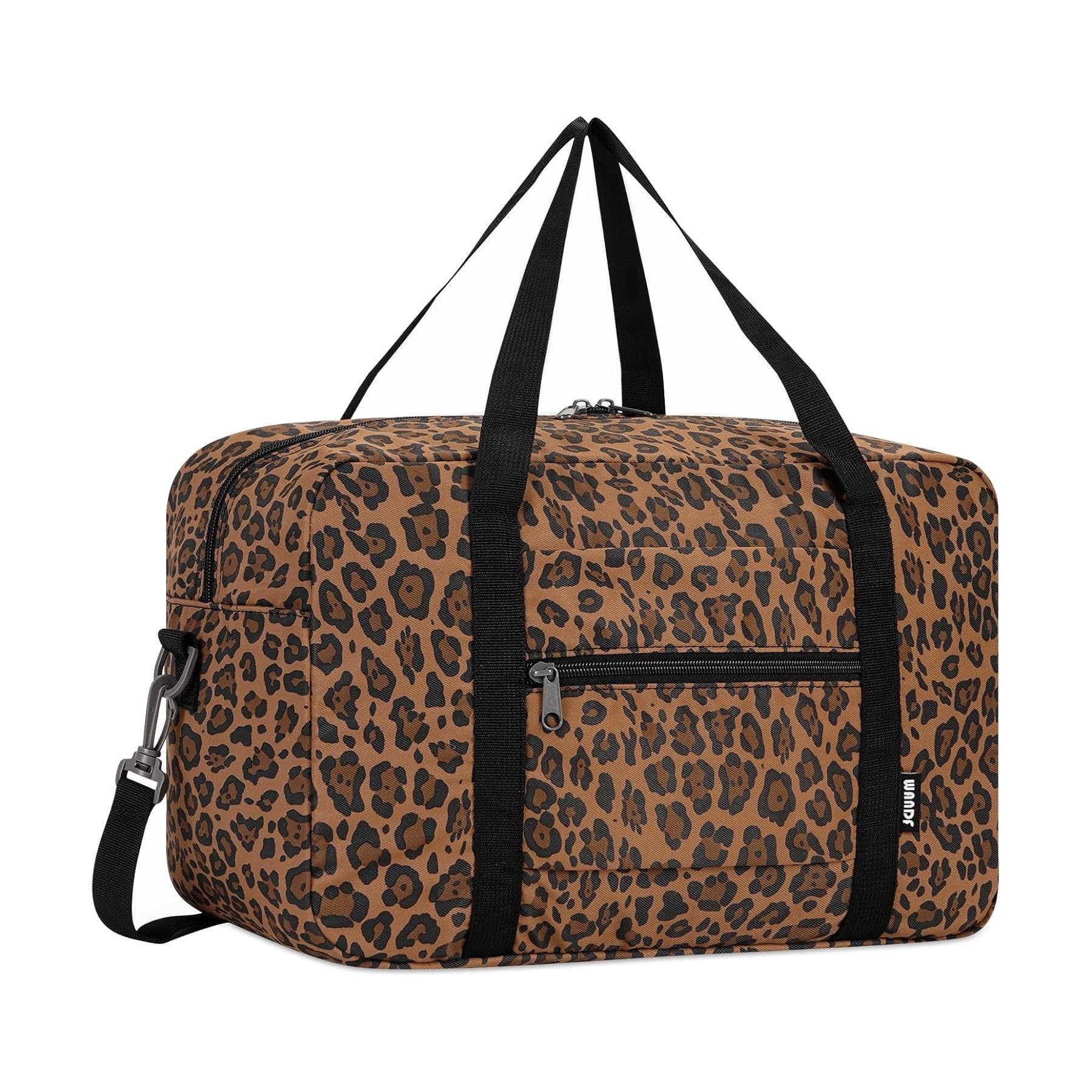 wandf – Saco de viagem - Mulher por atacado – Mala de Viagem Impressa 20L Armazenamento Sob o Assento para Companhias Aéreas4