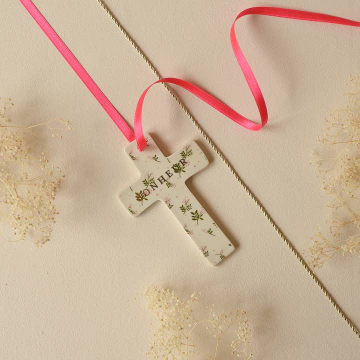 Wandkreuz Pink Berry für den Großhandel von Baubels