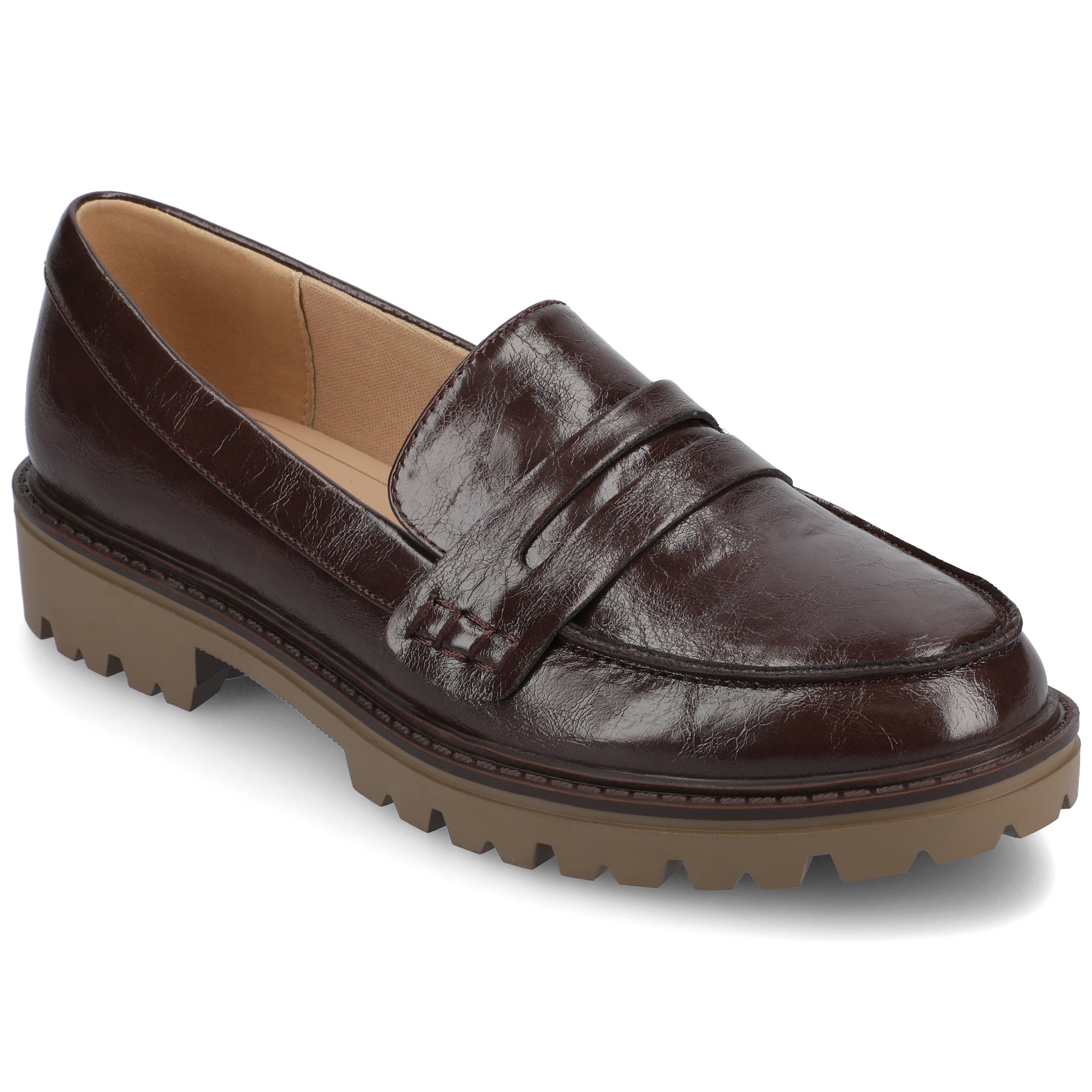 Journee - Wholesale Flats - Women's - Kenly Statement Loafer Flats In Faux Leather18