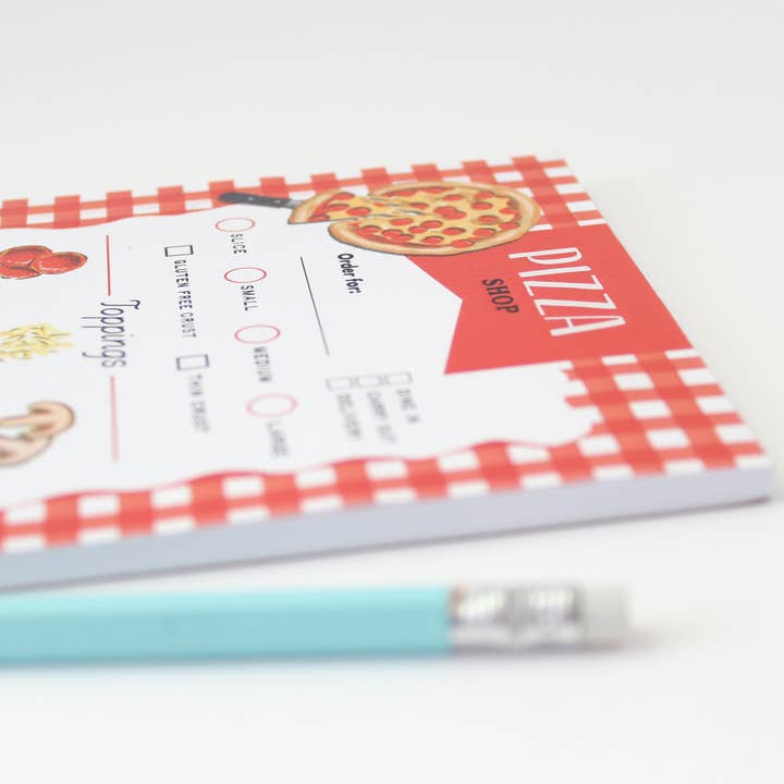 Inklings Paperie - Wholesale Notepad - Inklings Tiny Town™ Play Notepad - Pizza Shop2