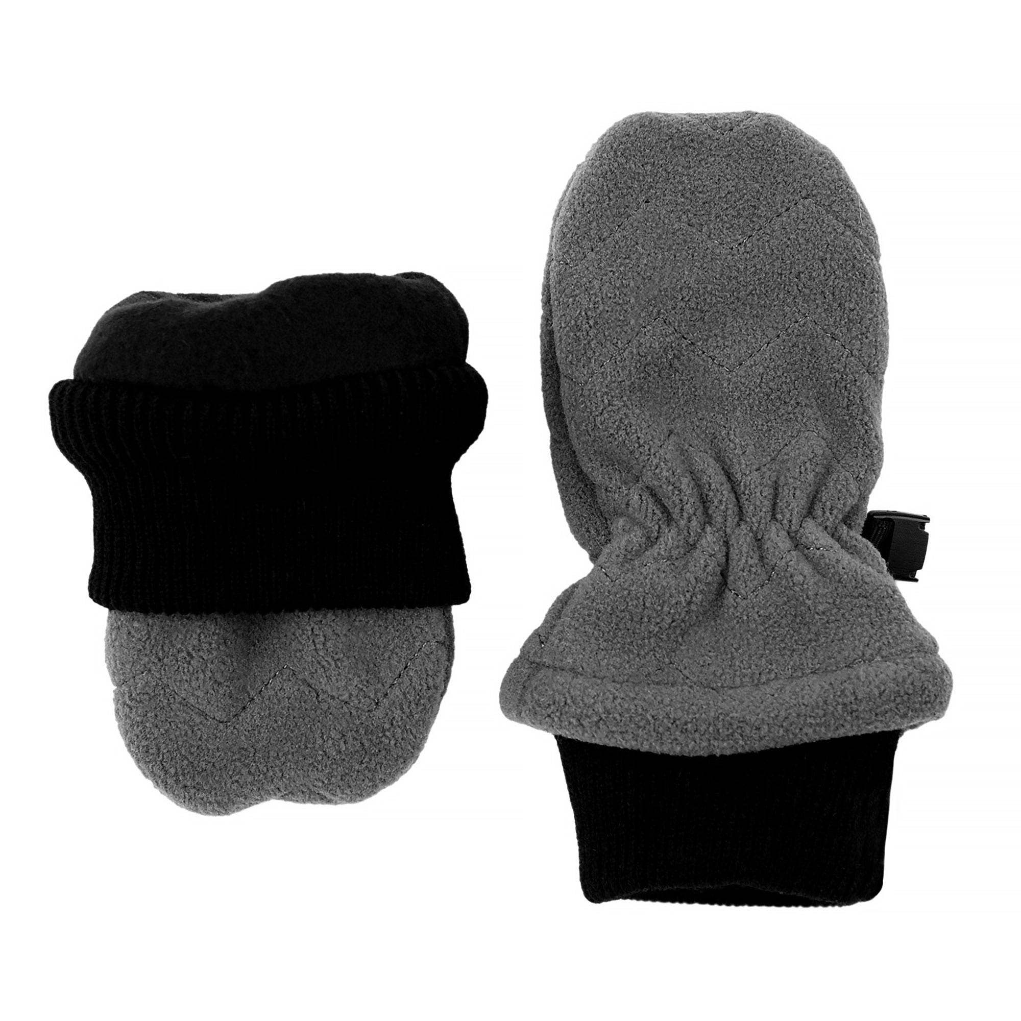 Jan & Jul - Wholesale Mittens - Kids - Dark Grey | Fleece Mittens1