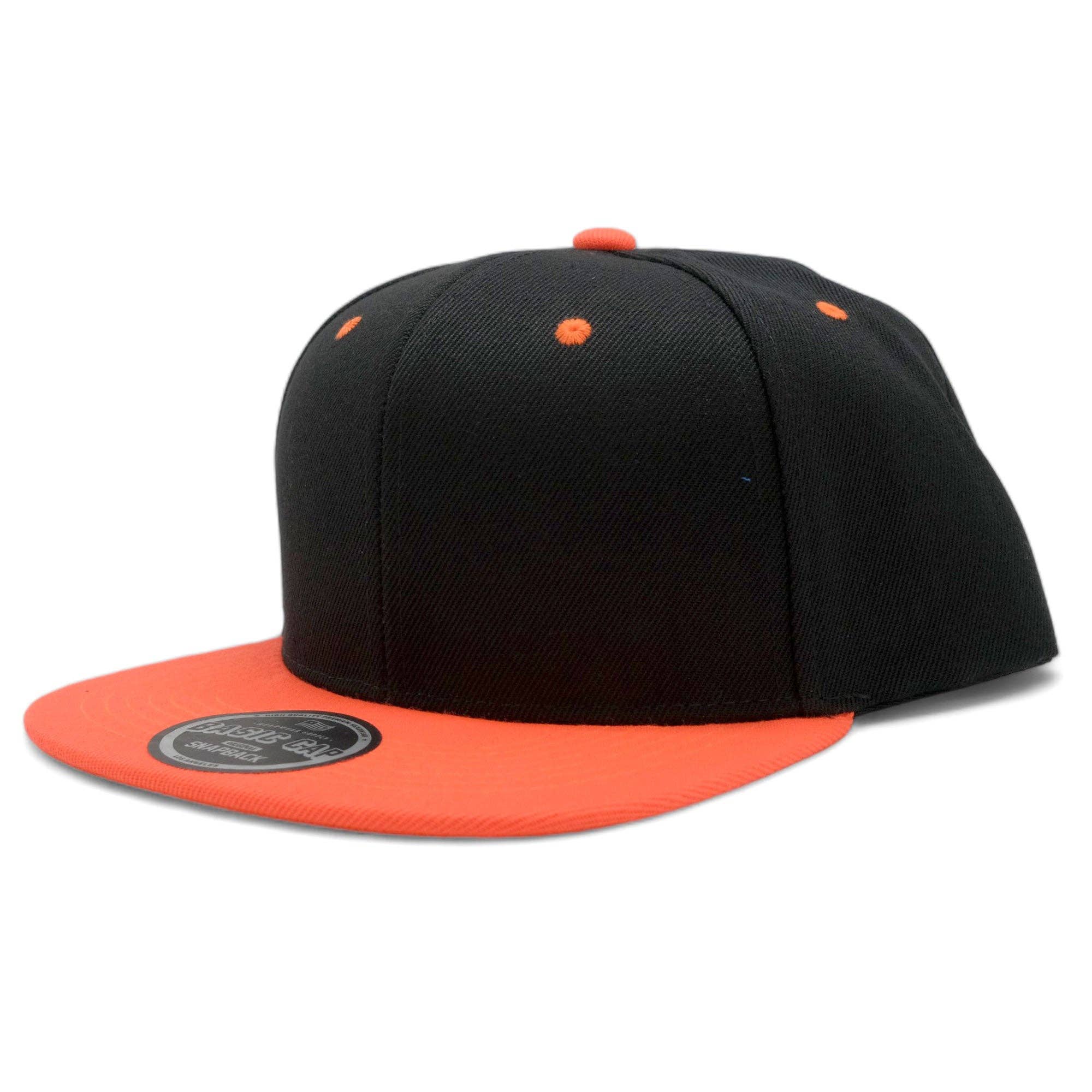 Eon Company Group, Inc - Wholesale Baseball Cap - Unisex - Blank Solid Two Tone Color Snapback Caps6