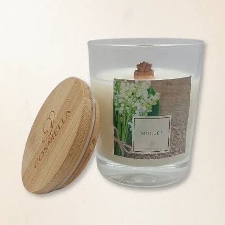 Bougie Parfumée Rechargeable - Muguet - 150g pour la vente par COSMELLA