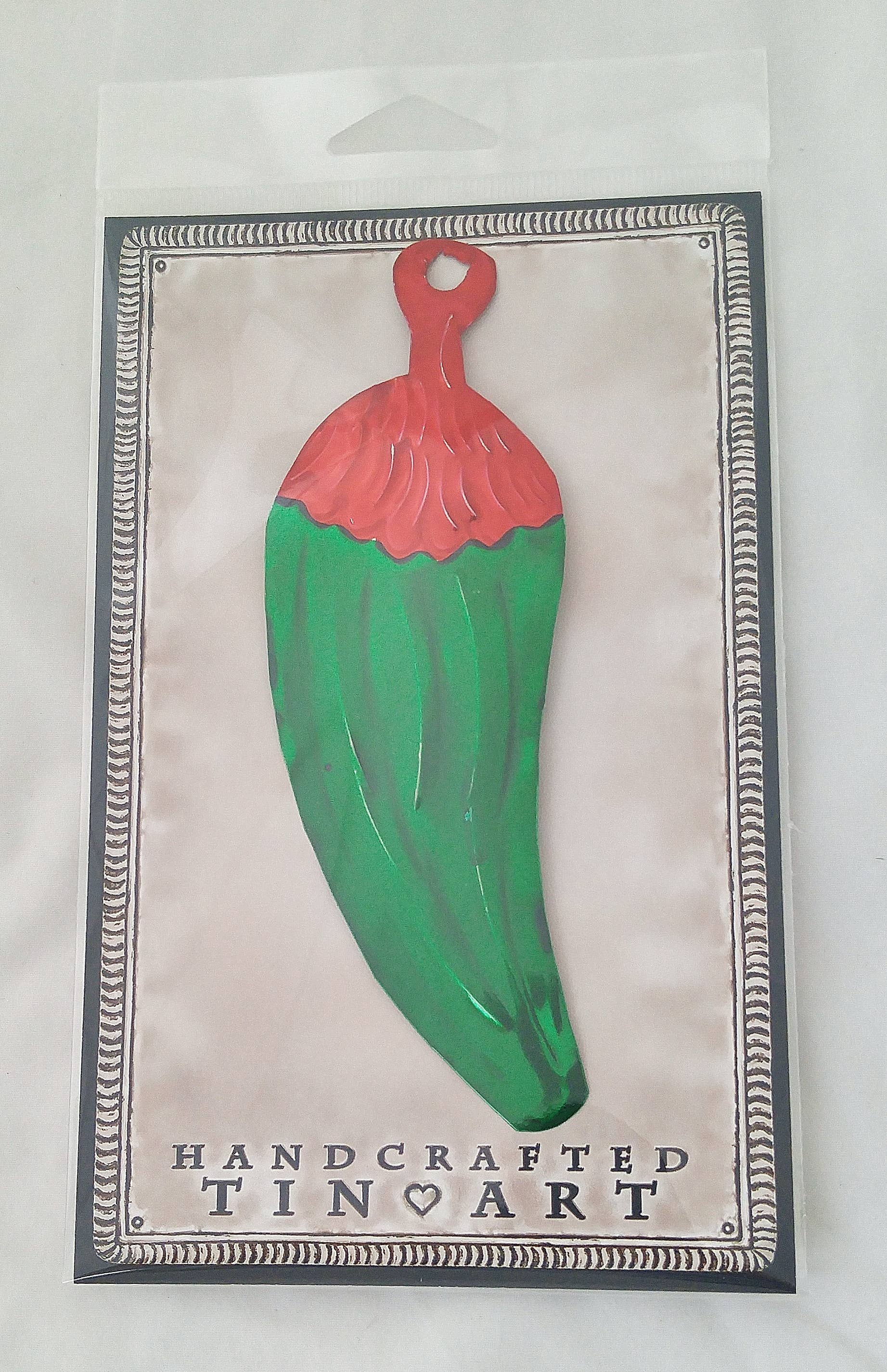 Sedona Spirit - Vendita all'ingrosso Decorazione - Ornamento di Latta al Peperoncino Verde1