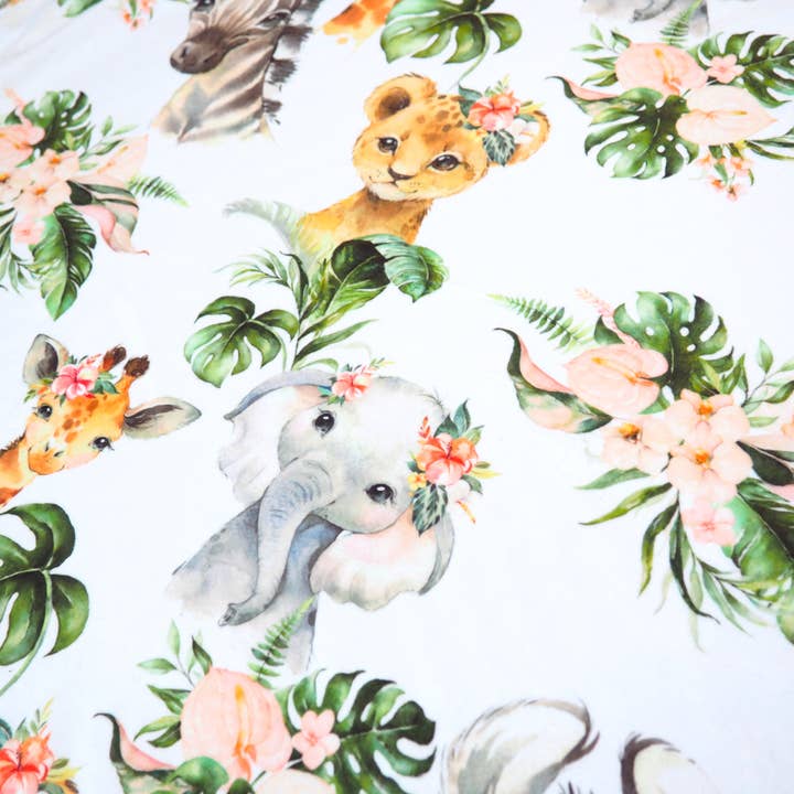 Honey Lemonade- Minky Baby Blankets and Gifts - Wholesale Bedding Blanket - Kids & Baby - Baby & Toddler Minky Blanket - Africa Animals2