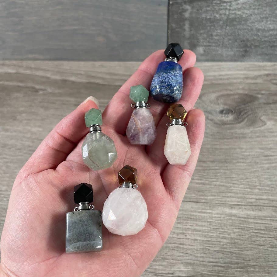 Keystone Crystals - Wholesale Atomizer Bottle - Assorted Gemstone Perfume Bottles – Crystal Aromatherapy4