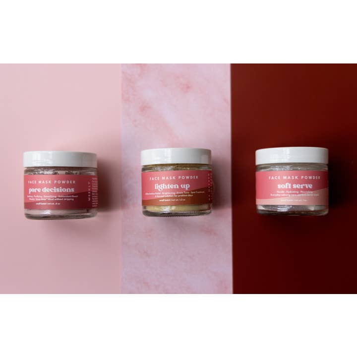 Barely Serious - Wholesale Skincare Face Mask - Soft Serve | Oatmeal Cookie | Face Mask Powder3