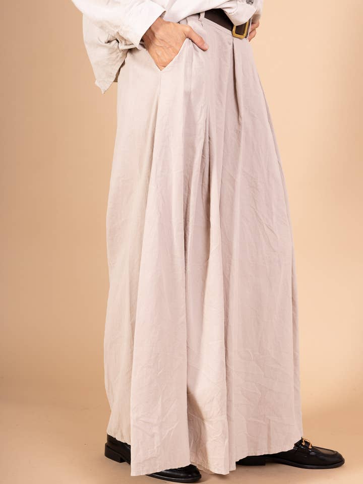 Pépouz' Paris - Wholesale Pants - Women's - Corduroy cotton palazzo pants PPN25513