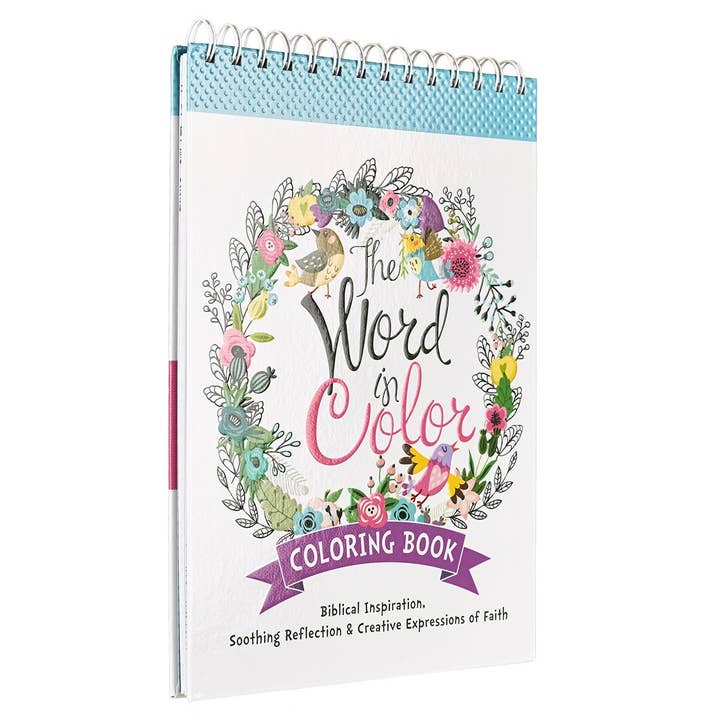 Christian Art Gifts - Wholesale Coloring & Activity Book - Adult - Coloring Book Wirebound The Word in Color3