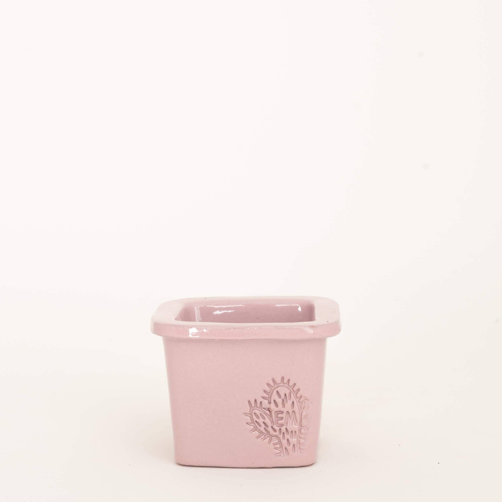 Vasos Quadrados by EM – Vaso de plantas por atacado – VASO QUADRADO MINI 6x6 - BRILHO38