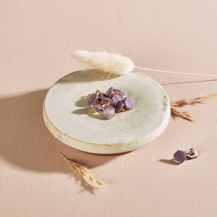 Atelier Brunette - Fabrics & Sewing Patterns Shop - Wholesale Sewing button/snap - Quartz Buttons - Divine Parma