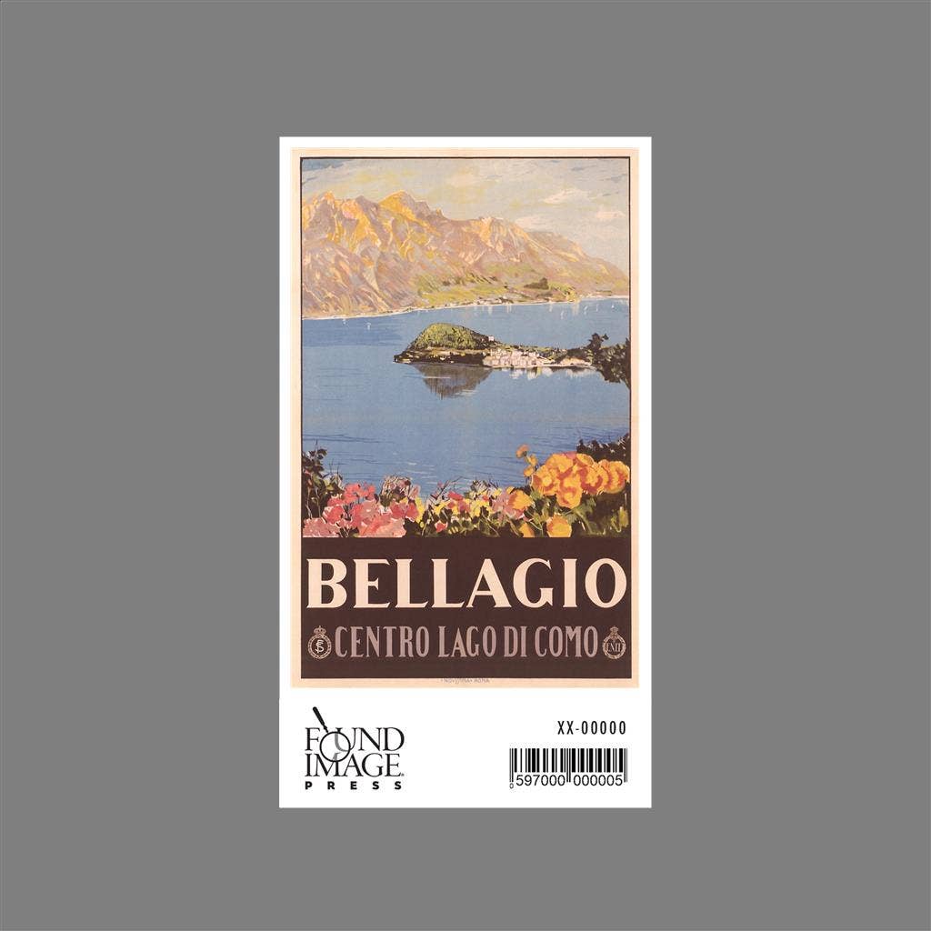 Found Image Press - Wholesale Sticker - Sticker IT-233 Bellagio Travel Poster1