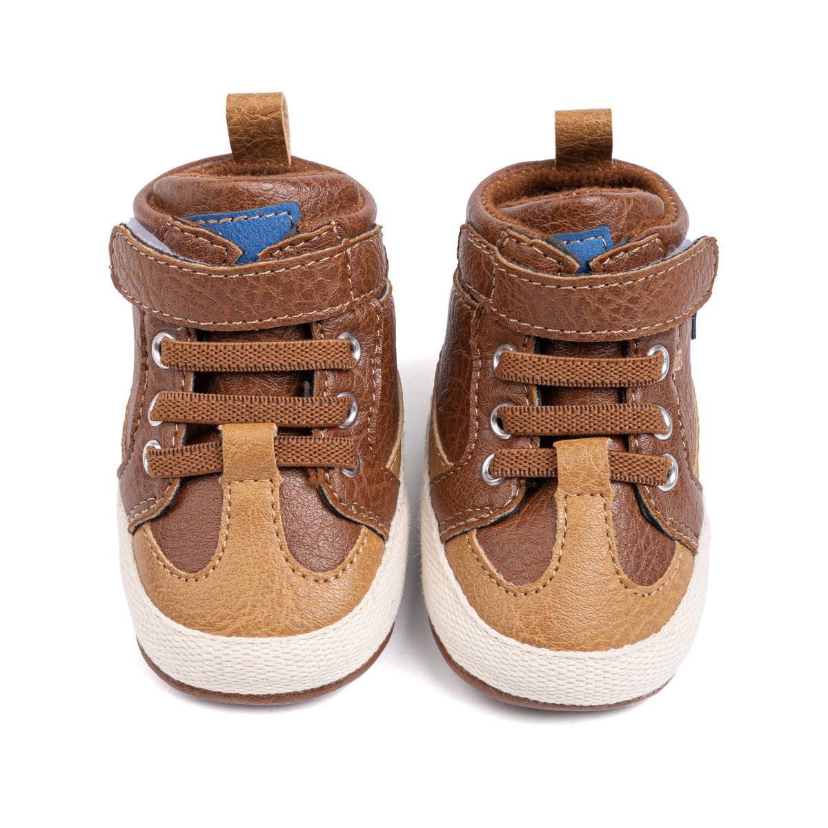 Kids Charm Online - Wholesale Lifestyle Sneakers - Baby - 3 Tone apricot pleather baby shoes. CG51724