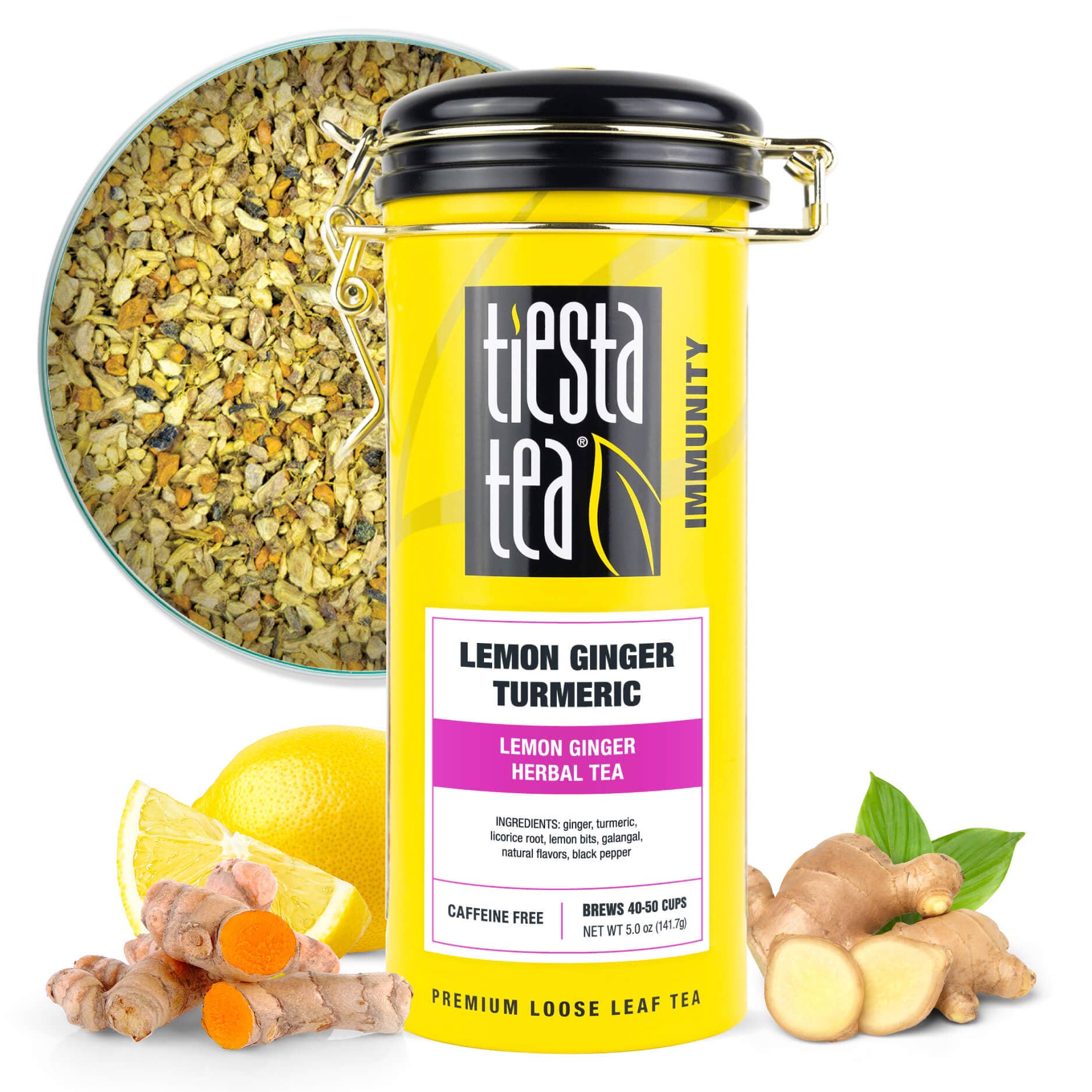 Tiesta Tea Company (loose leaf teas & accessories) - Vente Thé en vrac - Thé Citron Gingembre Curcuma | Mélange Bien-Être Sans Caféine9