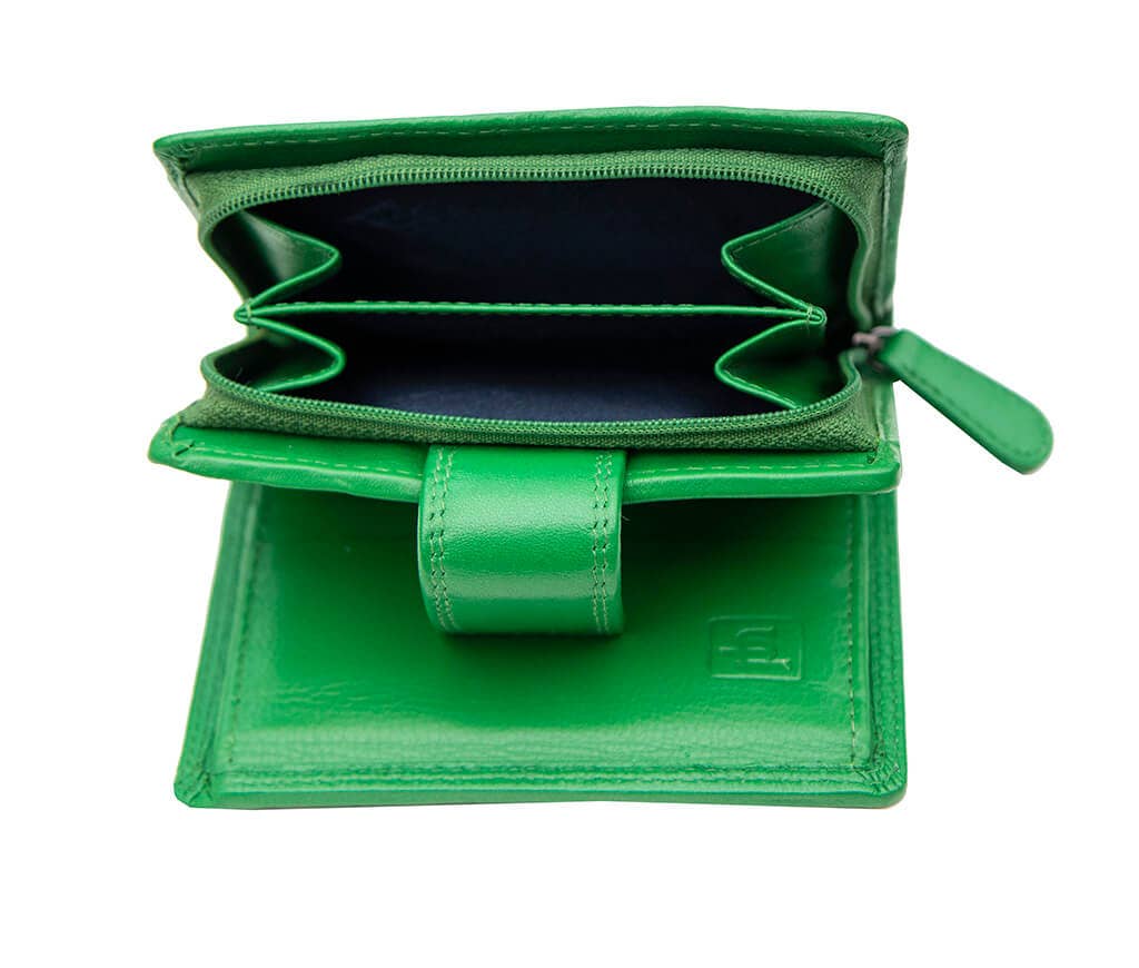 PRIMEHIDE - Vente Portefeuille – femme - Petit sac à main en cuir à trois volets Verona - 231147