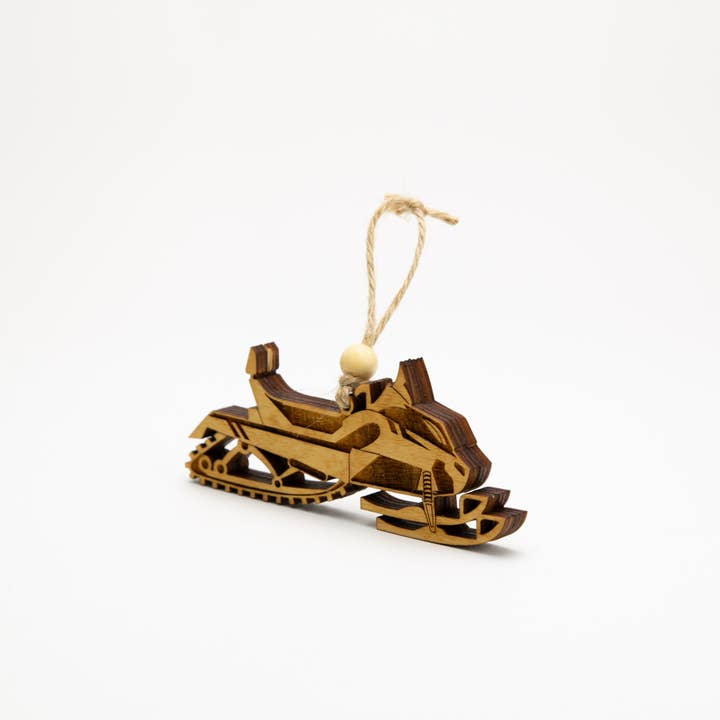 Beyond The Kerf - Wholesale Ornament - Touring Snowmobile Ornament2