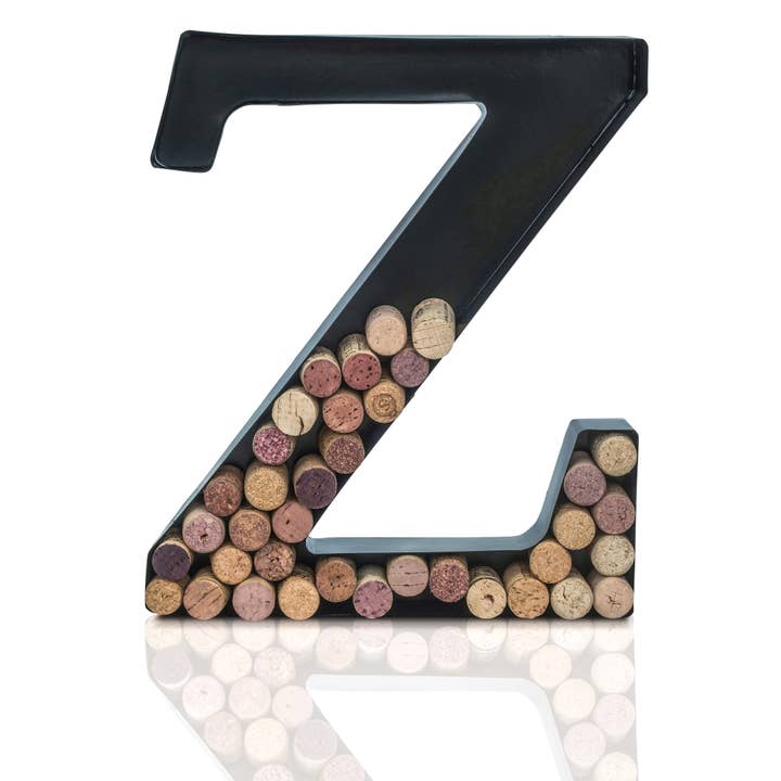 MADE EASY KIT - Wholesale Wine cork holder - Made Easy Kit Metal Letter Wine Cork Holder w/Wall Mount Kit47