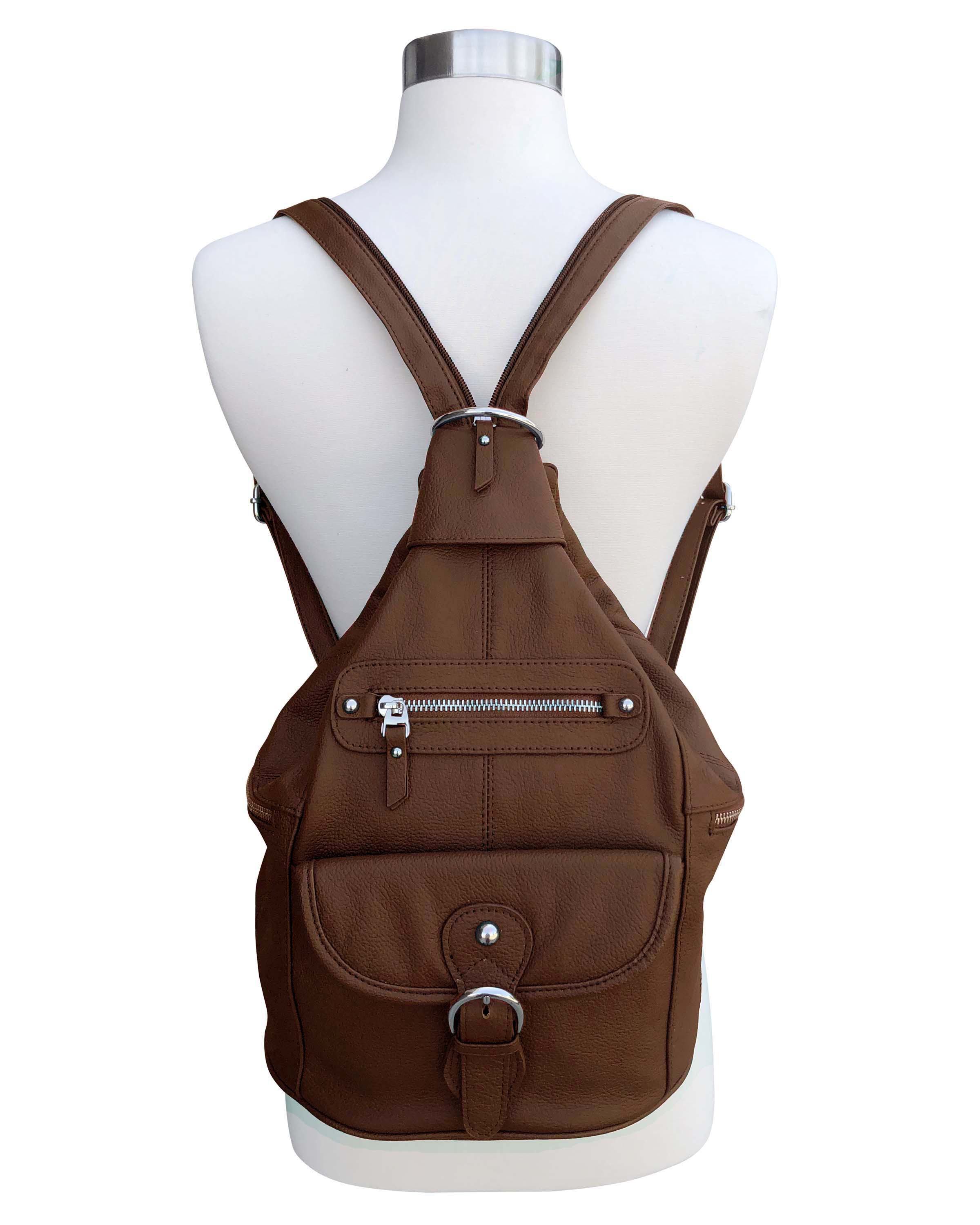 Roma Leathers, Inc. - Wholesale Backpack - Women's - 3611H cowhide leather back pack7