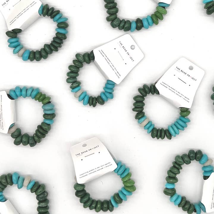 The Bead Project by TWOPU - Wholesale Beaded Bracelet - Chunky Glass Bracelet 12