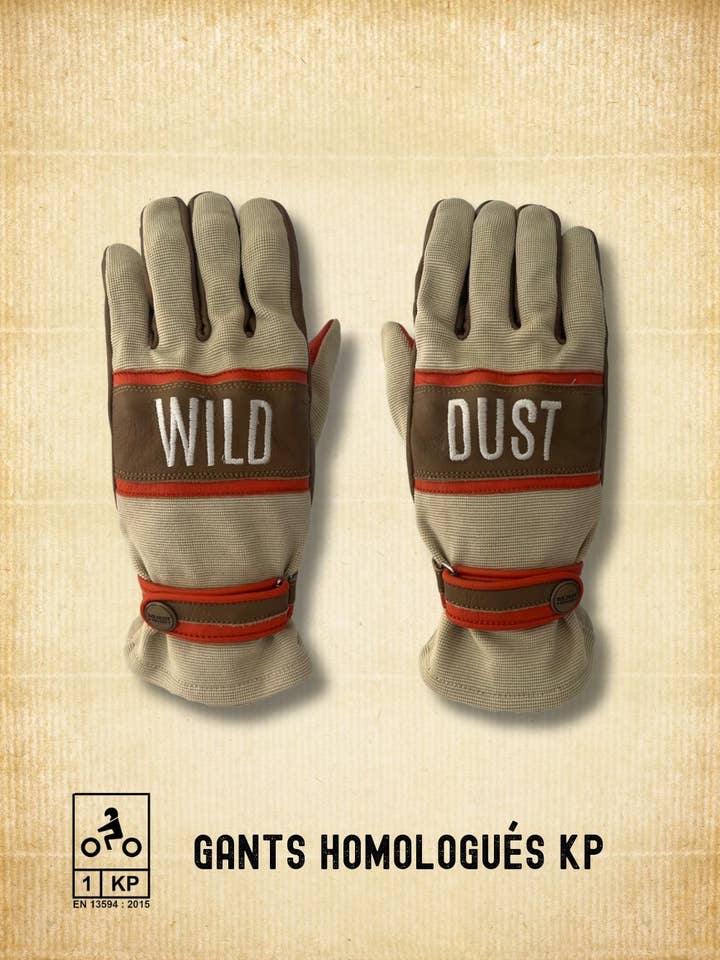 SCRAMBLER HANDSKER KP - WILD DUST HVID for engroshandel hos WILDUST