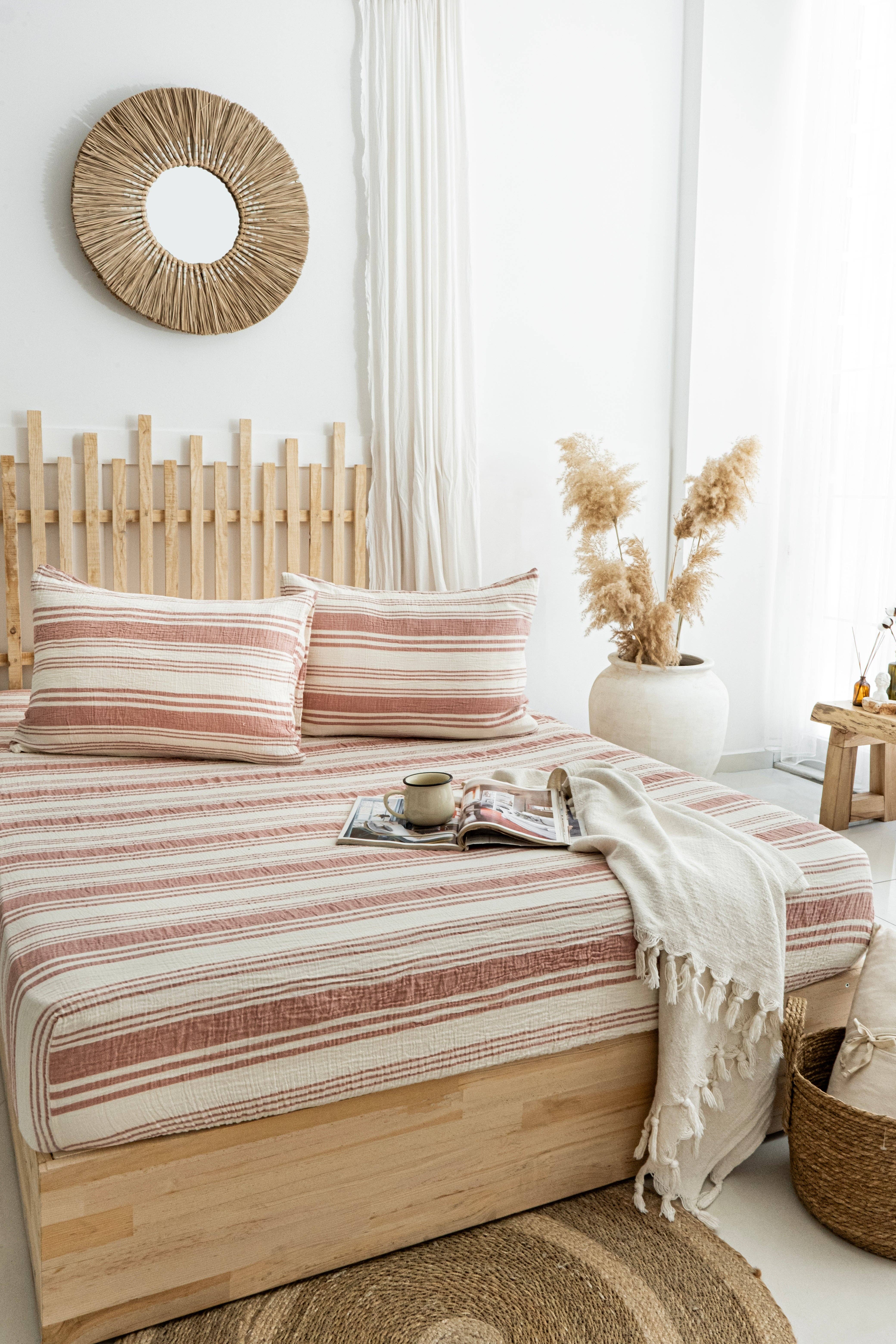 Naturloom - Wholesale Fitted Sheet - GOTS Certified Organic Muslin Fitted Sheet – Soft, Breathable, Hypoallergenic Bedding4