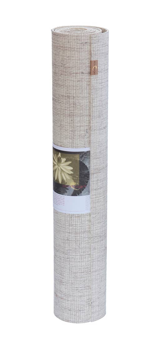 ecoYoga Ltd – Engroshandel Yogamåtte – eco Yoga måtte 4 mm COLOURFREE i 100 % naturgummi og jute1