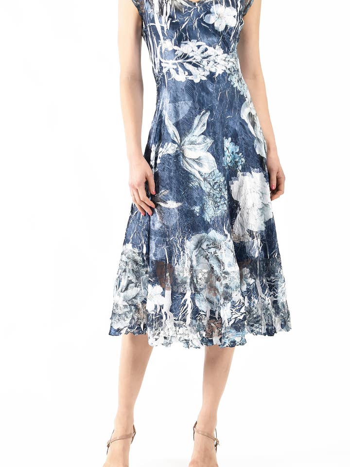 CLN2491 - S/Slv V Neck Dress for wholesale by Komarov