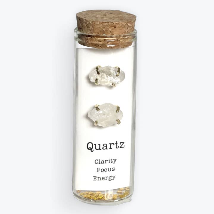 Quartz Raw Nugget Stud Earring and other Purchase Wholesale glass nuggets. Free Returns & Net 60 Terms on Faire trending on Faire.