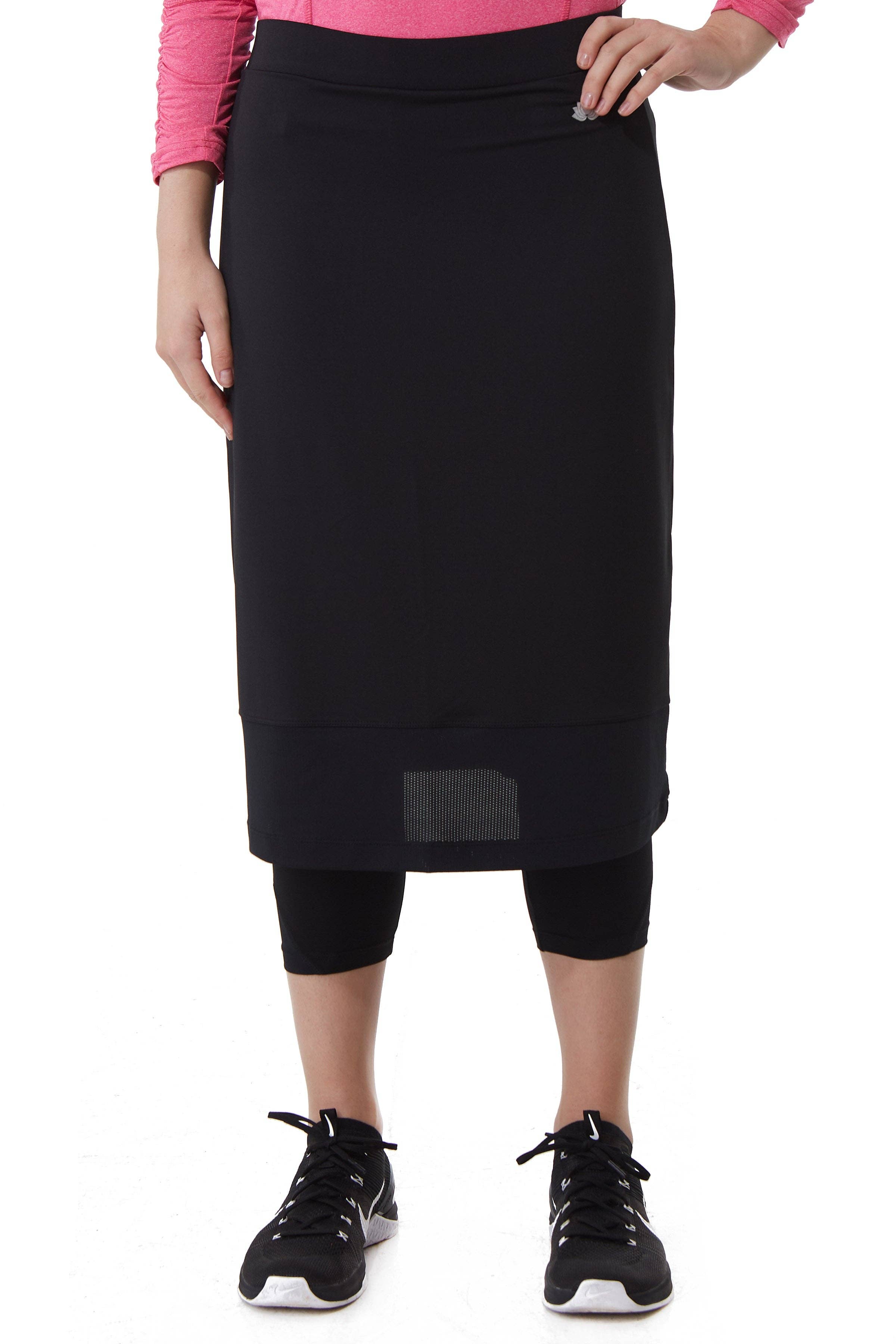 Snoga Athletics - Wholesale Athletic Skirt - Women's - Mesh Basic Snoga 27'' - Black2