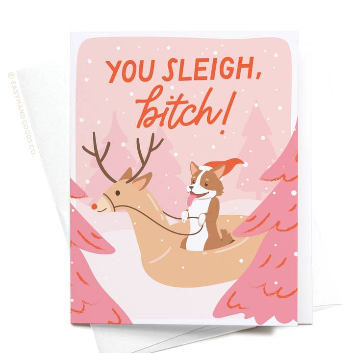 Du Slæde Bitch Julekort for engroshandel hos Easyhand Goods – formerly Onderkast