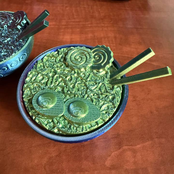 American Carver LLC - Wholesale Dice - Ramen Noodle Bowl Dice Keeper | RPG, D&D, Daggerheart