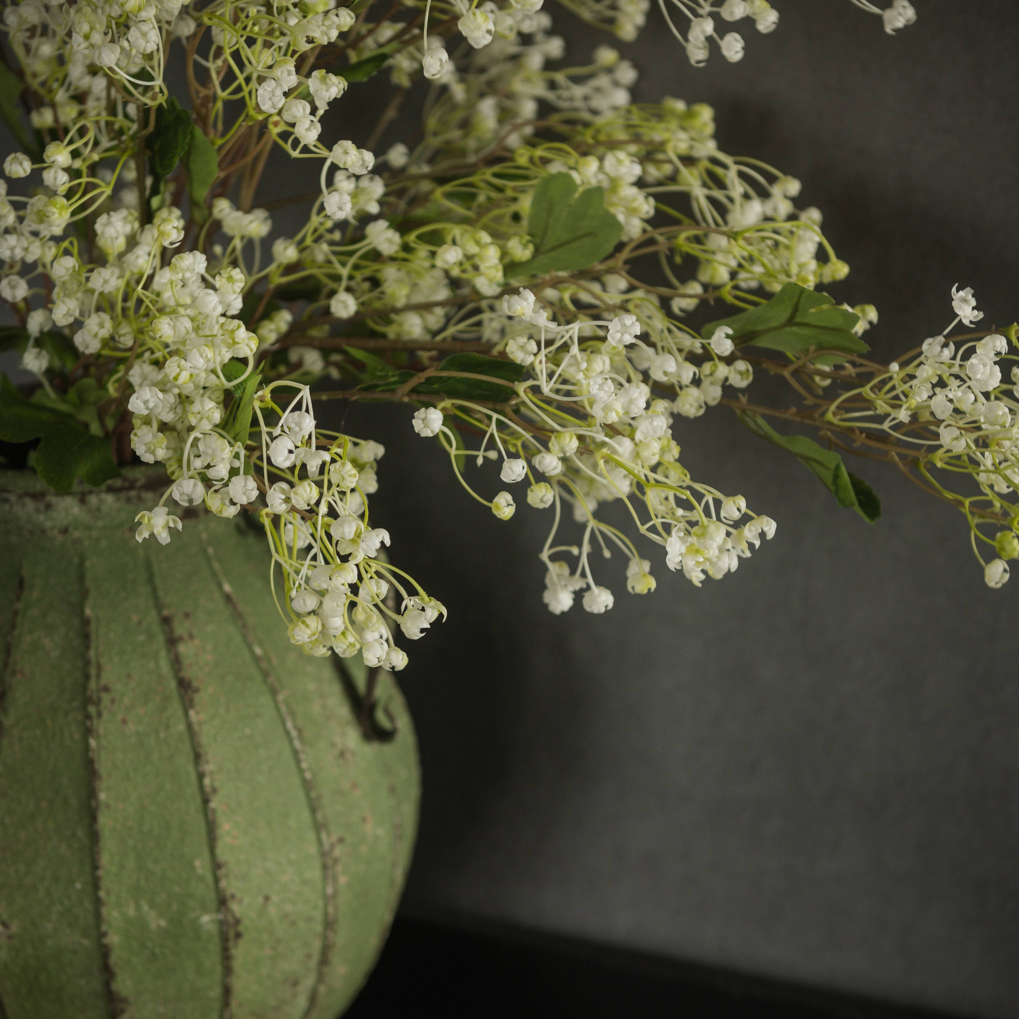 Ragon House - Wholesale Artificial Flowers - 34" WHITE WINTER DAPHNE SPRAY1